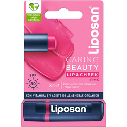 Liposan Caring Beauty Lip & Cheek Pink SPF30 4.8gr