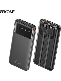 Wekome WP-63 Power Bank 10000mAh 22.5W Quick Charge 3.0 & Power Delivery Black