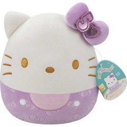 Jazwares Squishmallows Hello Kitty 50th Anniversary Μωβ Φιόγκος 20cm