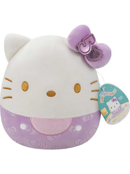 Jazwares Squishmallows Hello Kitty 50th Anniversary Μωβ Φιόγκος 20cm