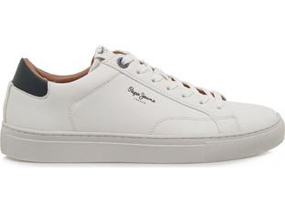 Pepe Jeans Ανδρικά Sneakers Λευκά PMS00048-800