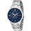 Chronostar Timewister Ανδρικό Ρολόι με Ασημί Μεταλλικό Μπρασελέ R3753319003
