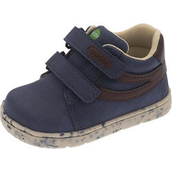 Chicco Παιδικά Μποτάκια Navy Μπλε Δερμάτινα με Σκρατς 72054-800
