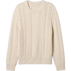 Gap Παιδικό Πουλόβερ Μακρυμάνικο Μπεζ CABLE-KNIT