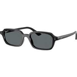 Ray-Ban RB4455 667781 Γυαλιά Ηλίου Ορθογώνια Κοκάλινα Μαύρα με Μαύρο Φακό