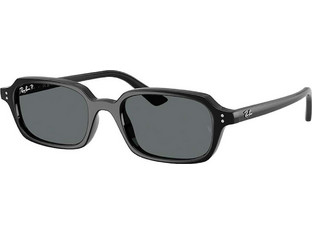 Ray-Ban RB4455 667781 Γυαλιά Ηλίου Ορθογώνια Κοκάλινα Μαύρα με Μαύρο Φακό