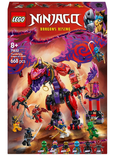Lego Ninjago Thunderfang Dragon of Chaos για 8+ Ετών 71832