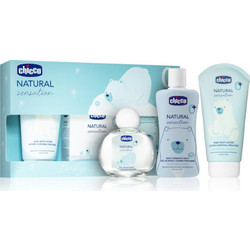 Chicco Natural Sensation Baby Essential Σαμπουάν & Αφρόλουτρο 200ml + Γαλάκτωμα Σώματος 150ml + Eau de Parfum 100ml