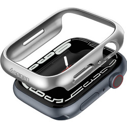 Spigen Thin Fit Πλαστική Θήκη για Apple Watch 7 / 8 / 9 45mm Ανθρακί