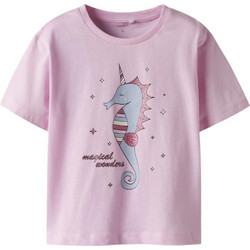 Name It Magical wonders Παιδικό T-Shirt Κοντομάνικο Ροζ 13238061