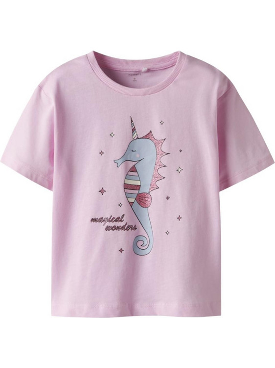 Name It Magical wonders Παιδικό T-Shirt Κοντομάνικο Ροζ 13238061