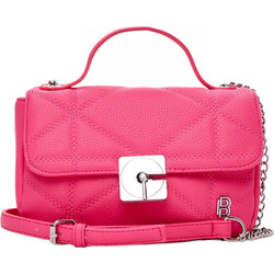 Bag to Bag Γυναικείο Τσαντάκι Χιαστί από Δερματίνη Φούξια με Αλυσίδα SW8951
