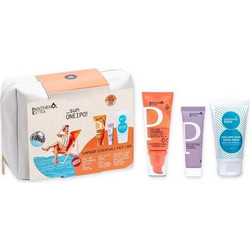 Medisei Panthenol Extra Sunproof Diaphanous Gel SPF50 50ml + Face & Eye Cream 20ml + Volcanic Sand Facial Scrub 70ml