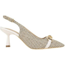 Envie Shoes Γόβες Slingback με Λεπτό Ψηλό Τακούνι Εκρού E84-21242-33