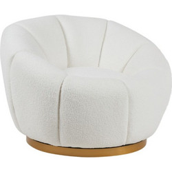 PoliHome Πολυθρόνα Λευκή Snuggle 162813089