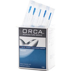 Orca Accent Silver Βελόνες Βελονισμού 0.30x100mm 100τμχ