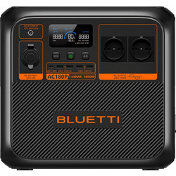 Bluetti AC180P AC180P-EU-GY-BL-010 Power Station 864Wh / 36000mAh 2xAC 1xDC 2xUSB-A 2xUSB-C