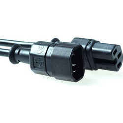 Intronics AK5234 Προέκταση Καλωδίου Τροφοδοσίας IEC C14 to IEC C15 2.5m