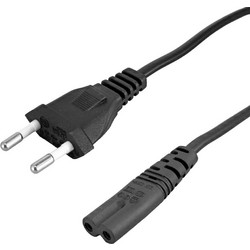 Powertech CAB-P040 Καλώδιο Τροφοδοσίας Euro to IEC C7 1.5m