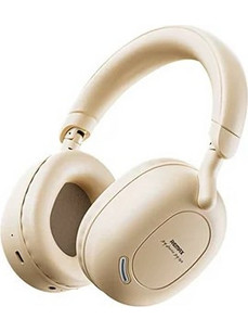 Remax RB-560HB Ασύρματα Bluetooth Ακουστικά Over Ear Μπεζ