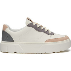 Timberland Laurel Court Low Lace Up Γυναικεία Sneakers Flatforms Εκρού TB0A41C8EZP