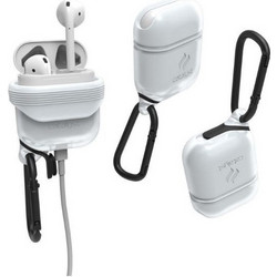 Catalyst MagSafe Θήκη Σιλικόνης με Γάντζο για Apple AirPods 1 / 2 Λευκή