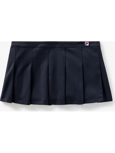 Fila Hailey Bieber Μίνι Φούστα Υφασμάτινη Πλισέ Μαύρη RW511173-001
