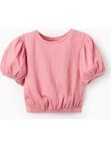 Zippy Παιδικό Crop Top Κοντομάνικο Ροζ 31071004030