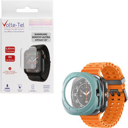 Volte-Tel Πλαστική Θήκη Tempered Glass για Samsung Galaxy Watch Ultra 47mm Πράσινη