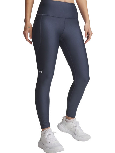 Under Armour HeatGear Γυναικείο Κολάν 7/8 Ψηλόμεσο Βαμβακερό Ανθρακί 1365335-044