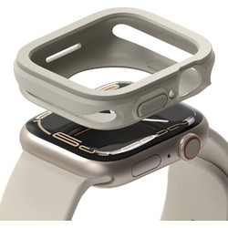 Ringke Air Θήκη Σιλικόνης για Apple Watch 4 / 5 / 6 / SE 40 / 41mm Εκρού