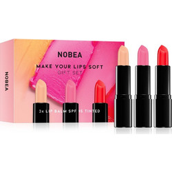 Nobea Make Your Lips Soft Lip Balm με Χρώμα SPF15 3x4gr