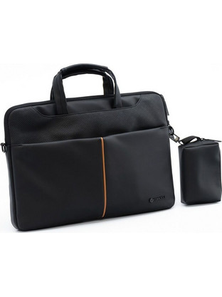 Forcell F-Protect Τσάντα Laptop Ώμου 15.6" Black