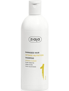 Ziaja Plant Essentials Banana Flower Σαμπουάν για Επανόρθωση για Ταλαιπωρημένα Μαλλιά 400ml