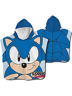 Sonic Παιδικό Πόντσο Θαλάσσης Microfiber Μπλε 50x100cm 42-3224