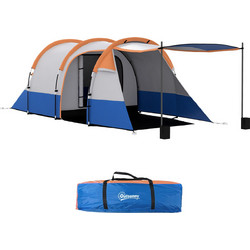 Outsunny Σκηνή Camping Τούνελ 2 Ατόμων 3 Εποχών 420x200x150cm A20-425V00OG