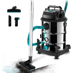 Cecotec Conga RockStar Wet Steel Pro CEC-08115 Σκούπα Υγρών / Στερεών 1600W με Κάδο 30lt