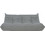Nextdeco Togo alcantara Τριθέσιος Καναπές Γκρι 174x102x70cm 11018-02