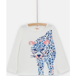 Dpam Παιδικό T-Shirt Μακρυμάνικο Λευκό Μπλε Γκρι 24W90121TML