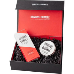 Hawkins & Brimble Grooming Red Shaving Cream 100ml + After Shave Balm 125ml
