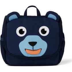 Affenzahn Bear Παιδικό Νεσεσέρ Ταξιδίου με Θήκες 22x7x18cm Navy Μπλε