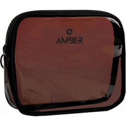 Amber AM2030 Γυναικείο Νεσεσέρ Ταξιδίου 21x6x17cm Καφέ