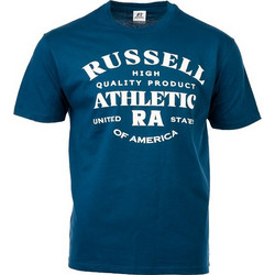 Russell Athletic Ανδρικό Αθλητικό T-Shirt Πετρόλ A25-024-1-138