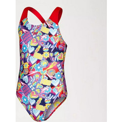 Speedo Αθλητικό Παιδικό Μαγιό Ολόσωμο για Κορίτσι Πολύχρωμο Κόκκινο 00262-314742