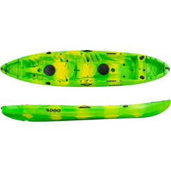 SCK Nereus HD Πλαστικό Kayak 2 Ατόμων Κίτρινο Πράσινο 0201-37152