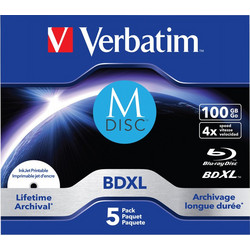 Verbatim 43834 Εγγράψιμα BD-R 4x Printable 100GB 5τμχ