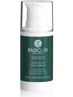 BasicLab Dermocosmetics Esteticus Serum Προσώπου για Ακμή με AHA 15ml