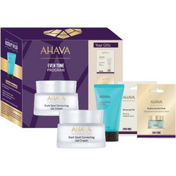 Ahava Dark Spot Correcting Gel Cream 50ml + Renewing Peel 8ml + Mud Mask 6ml + Sea-Kissed Body Lotion 40ml