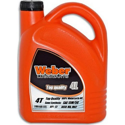 Weber Top Quality Ημισυνθετικό Λάδι Μηχανής 4T 15W-50 4lt