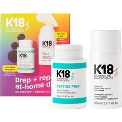 K18 Prep Repair at Home Σετ Περιποίησης Μαλλιών Leave In Mask 50ml + Σαμπουάν 53ml